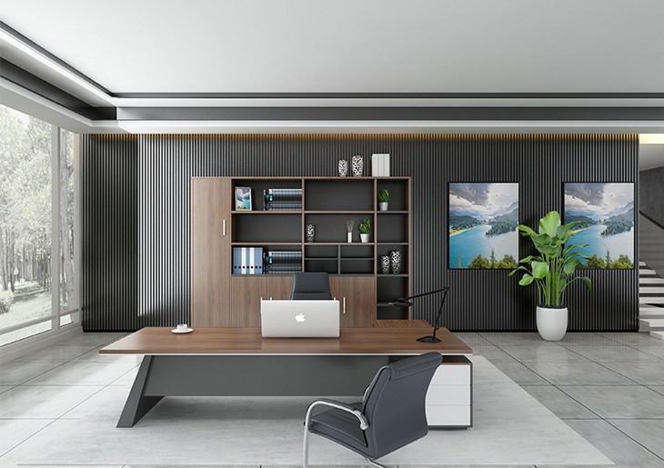 簡約現(xiàn)代老板桌