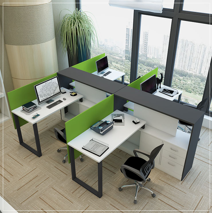 鋼木辦公桌